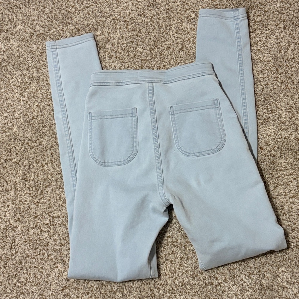 American Apparel high rise skinny jeans
